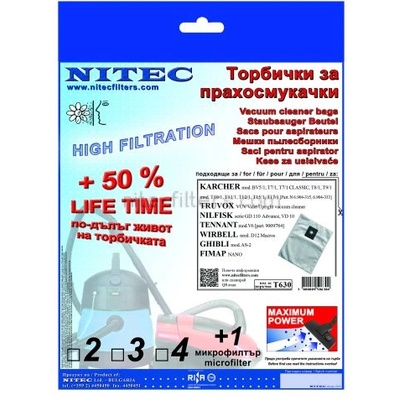 NITEC Торбички за прахосмукачки НИТЕК, код Т630