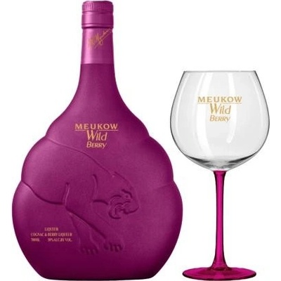 Meukow wild berry 30% 0,7 l (darčekové balenie 1 pohár)