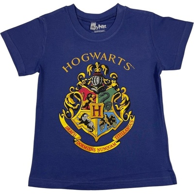 Setino detské tričko Harry Potter Hogwarts modré
