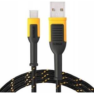 Dewalt USB Cable Dewalt USB-A - USB-C 1.2 m Black (DXMA131-1361-DWG)