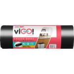 viGO Чанти за отпадъци viGO черни, 6 , 58 × 67 см, 60 л, 50 бр