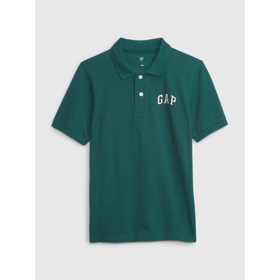 GAP dětské polo tričko s logem zelená