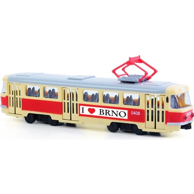 RAPPA Tramvaj Tatra T3 která hlásí zastávky česky 28 cm BRNO