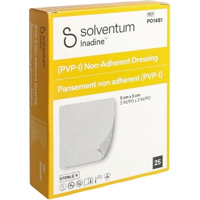 Inadine 5 x 5 cm 25 ks Solventum