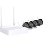 TENDA K4W-3TC безжичен комплект за видеонаблюдение - NVR + 4x Wi-Fi камери 3MP, H. 265, SATA до 10TB (TENDA K4W-3TC/4CH WL VIDEO KIT)