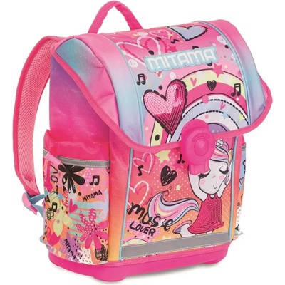 Mitama Ученическа раница MITAMA Upside Music Lover