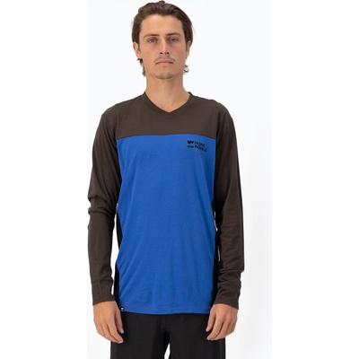 Mons Royale Мъжка термоблуза с дълъг ръкав Mons Royale Redwood Enduro VLS cedar/ cobalt/ black