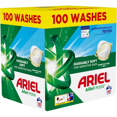 Ariel Sensitive All in1 kapsle na praní 100 PD – Zboží Mobilmania