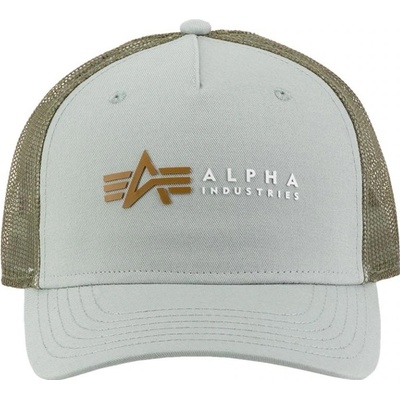 Alpha Industries Alpha Label Trucker Cap dusty green