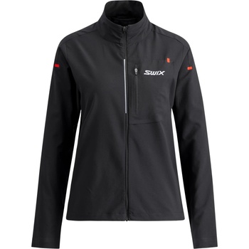 Swix Дамско яке за бягане Swix Women's 30K Jacket Running jacket - Jet Black (128-0675-0213)