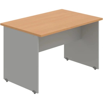 Hobis Jednací stůl GJ 1400 rovný 140 cm buk / šedá