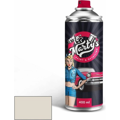 Marty's Barva ve spreji Land Rover 909 Alaska White kvalita autolaku Profesionální (2K) 400ml