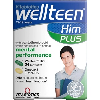 Image 1 of Vitabiotics Wellteen Him Plus [56 Таблетки]