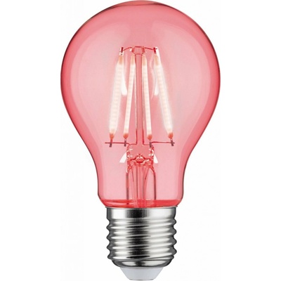 Paulmann 28723, LED žárovka s červeným světlem, 1,3W LED E27, výška 10,6cm