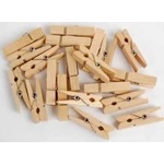 Fandy Decorative buckles Natural large wooden