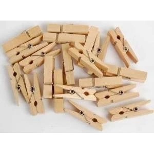 Fandy Decorative buckles Natural large wooden