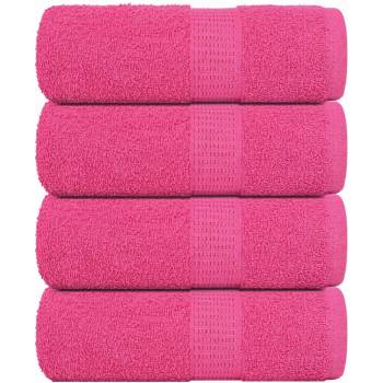 vidaXL Кърпи за пране FROGN 4 бр. Розови 30x30 см 360 г/м2 (137041)