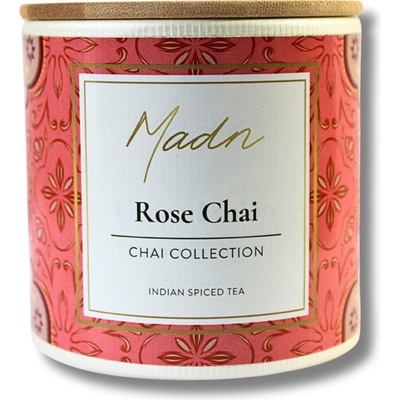 Madn Tea Bio sypaný čaj s růží a kořením kolekce Chai 80 g