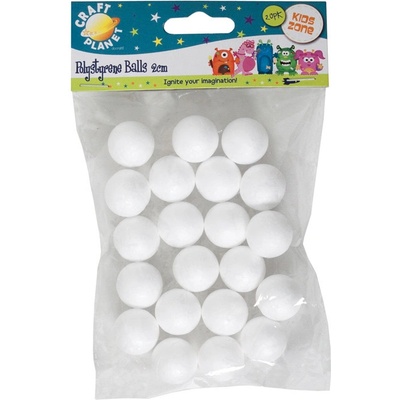Docrafts Polystyrenová koule 20 mm 1 ks – Sleviste.cz