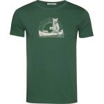 GreenBomb Мъжка тениска Greenbomb Bear Canoe Guide T-Shirt - Bottle Green (216-8898-0111)