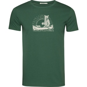 GreenBomb Мъжка тениска GreenBomb Bear Canoe Guide T-Shirt - Bottle Green (216-8898-0111)