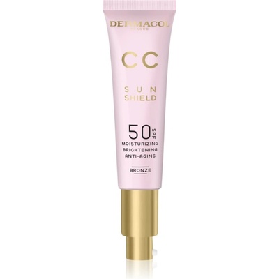 Dermacol CC Sun Shield СС крем с подмладяващ ефект SPF 50 цвят Bronze 30ml