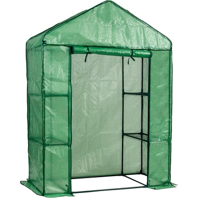 NABBI Greenshelf balkónový fóliovník 70x140x200 cm zelená