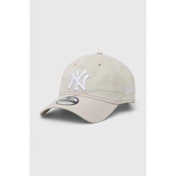 New Era Памучна шапка с козирка New Era в сиво с десен NEW YORK YANKEES (60348843.STNWHI)