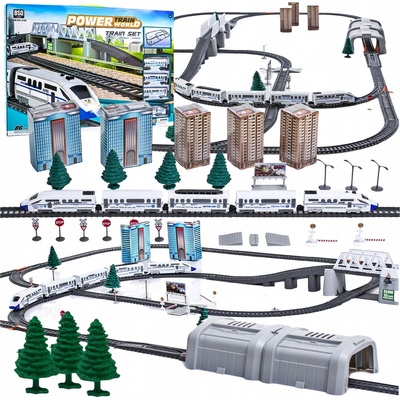 MalPlay XXL vláčkodráha na baterie Power Train 366 cm – Zbozi.Blesk.cz