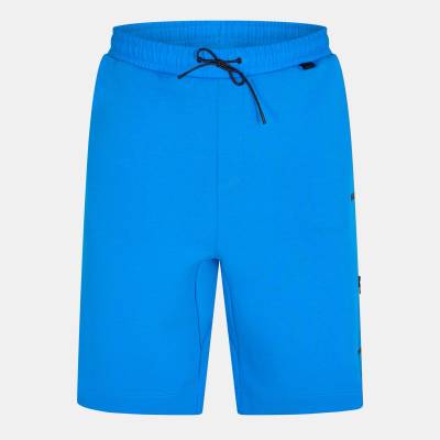 Boss Поларени къси панталони Boss Men's Hariq Fleece Jogger Shorts - Open Blue