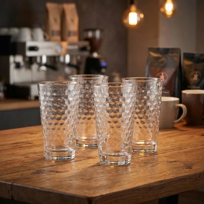 WMF Coffee Time skleněné sklenice na latte 4 x 280 ml