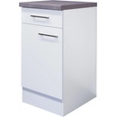 Flex-Well Kuchynská skrinka Joelina spodná, zásuvky + dvierka, 40 x 86 x 57,1 cm