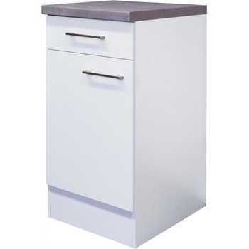 Flex-Well Kuchynská skrinka Joelina spodná, zásuvky + dvierka, 40 x 86 x 57,1 cm