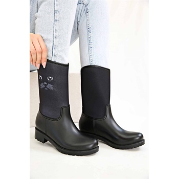 Moda Trend Дамски ботуши - Черни #316679 (316679_Черно)