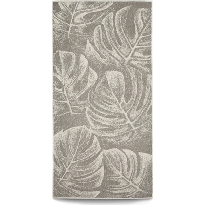 Veba ZOE plážová osuška Monstera natur 70 x 140 cm
