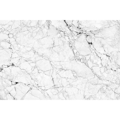 DIMEX ART Флизелинов фототапет бяла мраморна текстура 375 x 250 см