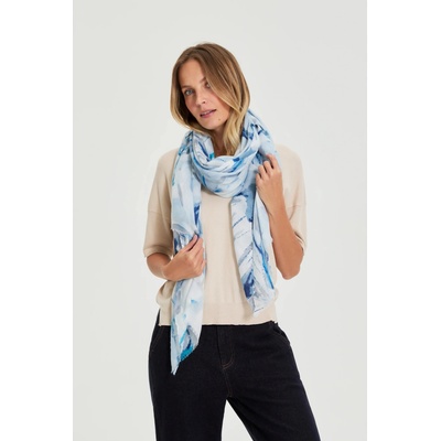 Moodo Щампован шал син Moodo Moodo | Sin | ЖЕНИ | ЕДИН РАЗМЕР