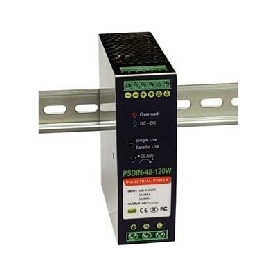 Tycon System PSDIN-48-120W, průmyslový napájecí zdroj 48V/2,5A, 120W