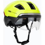 ABUS Велосипедна каска с мигачи ABUS Hyp-e Ace signal yellow
