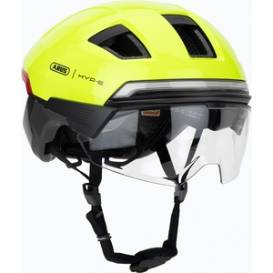 ABUS Велосипедна каска с мигачи ABUS Hyp-e Ace signal yellow