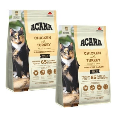 ACANA Homestead Harvest Cat 2 x 1,8 kg