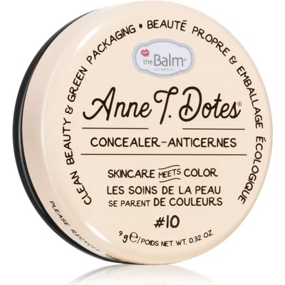 theBalm Anne T. Dotes® Concealer коректор против зачервяване цвят #10 For Very Fair Skin 9 гр