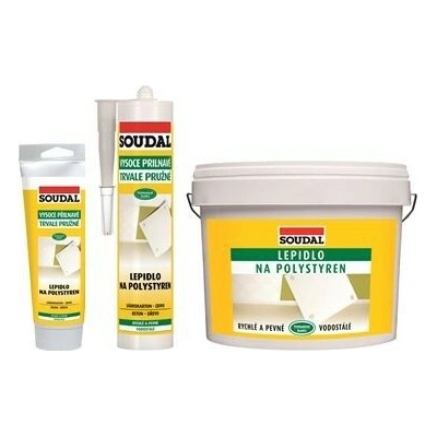 Soudal Lepidlo na polystyrén kbelík 1 kg