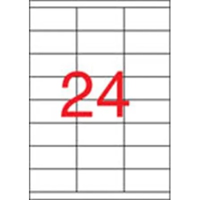 APLI Етикет, универсален, 70x33, 8 мм, APLI, 2400 етикета/опаковка 01293 (01293)