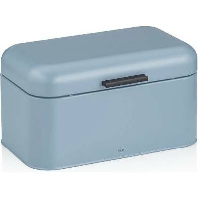 KELA Chlebník FRISCO kov modrý 30 x 18 x 16,5 cm KL-12845