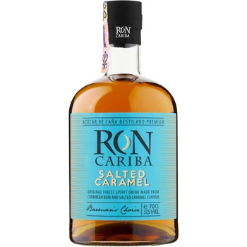 Ron Cariba Salted Caramel 37,5% 0,7 l (čistá fľaša)
