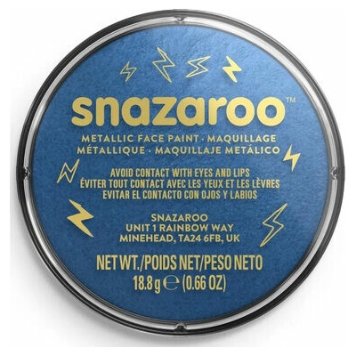 Snazaroo farba na tvár metalická modrá 18 ml