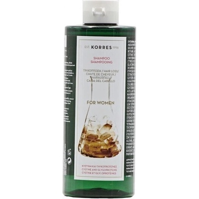 Шампоан Korres с цистин и гликопротеини против косопад за жени , Korres Shampoo Cystine and Glycoproteins Against Hair Loss for Women 400ml