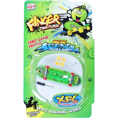 Skateboard prstový šroubovací set s doplňky na baterie 3 druhy Světlo