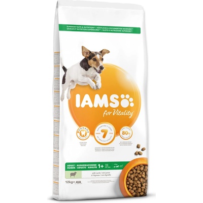Iams Dog Adult Small & Medium s jehněčím 3 kg